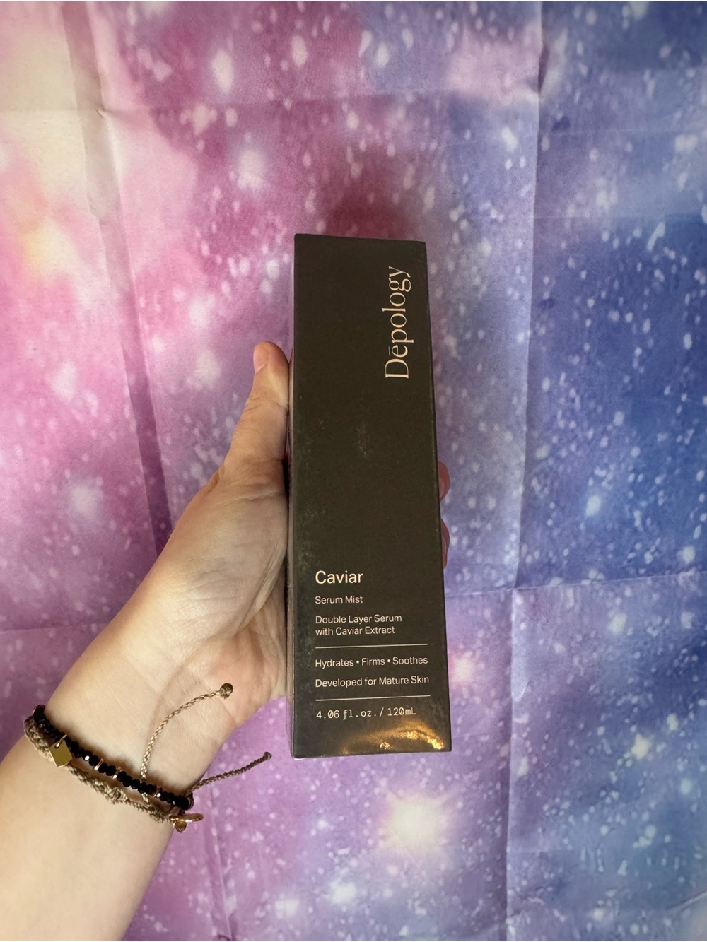 New depology caviar serum mist